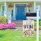 Hello Spring Floral Garden Flag 12x18 Inch Double Sided Burlap Outside, Flower Seasonal Sign Small Farmhouse Yard Outdoor Decoration
